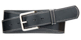 Classic Top Stitch Belt - Black
