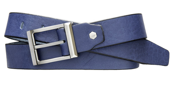 Modern Dress Belt - French Blue