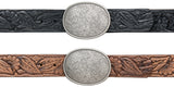 Western Rope Edge Buckle - Tan Brown